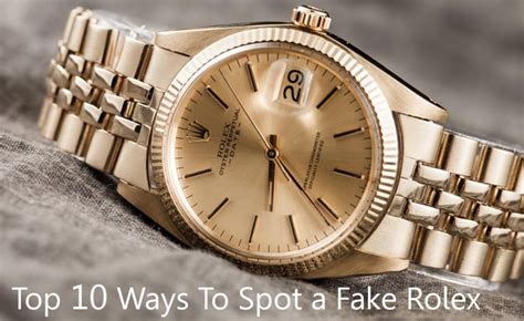 how to detect a false rolex